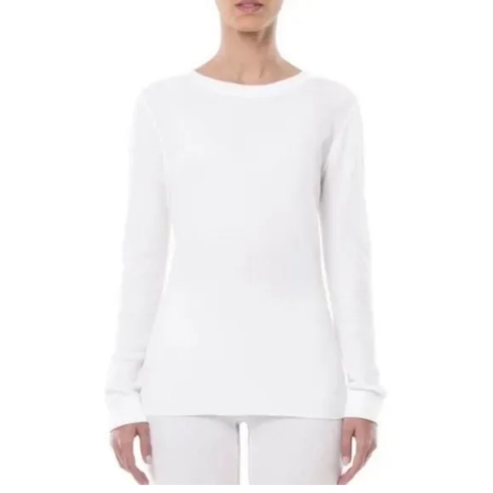 NWT Fruit of the Loom Thermal set plus size XXL 20 white Long‎ Waffle Crew  New